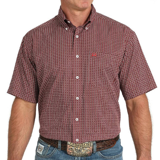 Cinch Men's Arenaflex Geo Print Button Down Shirt MEN - Clothing - Shirts - Short Sleeve Cinch