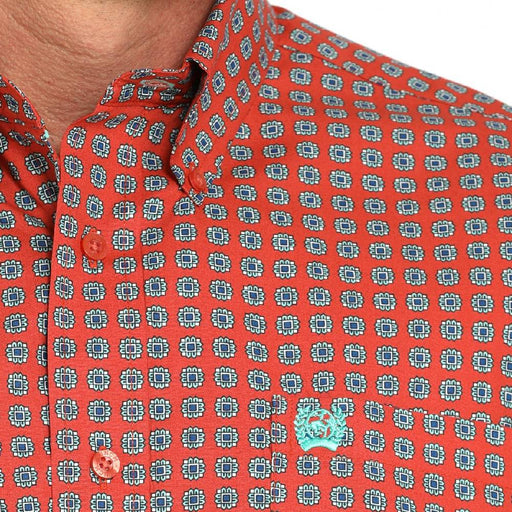 Cinch Men's Geo Print Button Down Shirt MEN - Clothing - Shirts - Long Sleeve Cinch