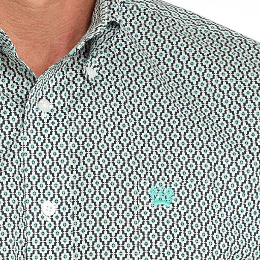 Cinch Men's Geo Print Button Down Shirt MEN - Clothing - Shirts - Long Sleeve Cinch