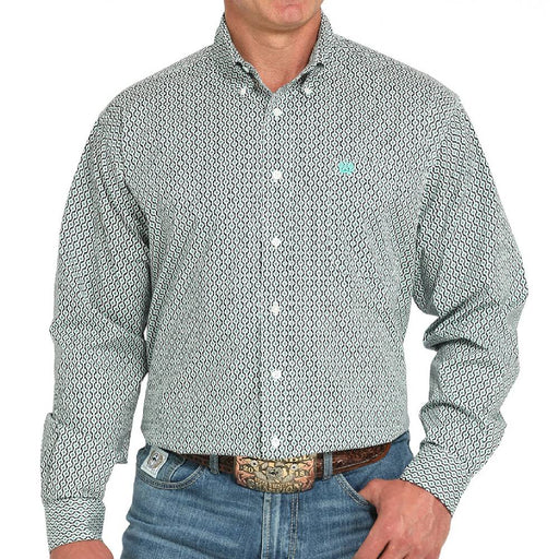 Cinch Men's Geo Print Button Down Shirt MEN - Clothing - Shirts - Long Sleeve Cinch