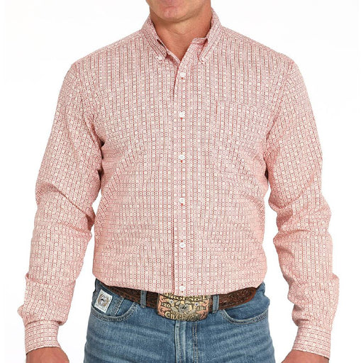 Cinch Men's Modern Geo Print Button Down Shirt MEN - Clothing - Shirts - Long Sleeve Cinch