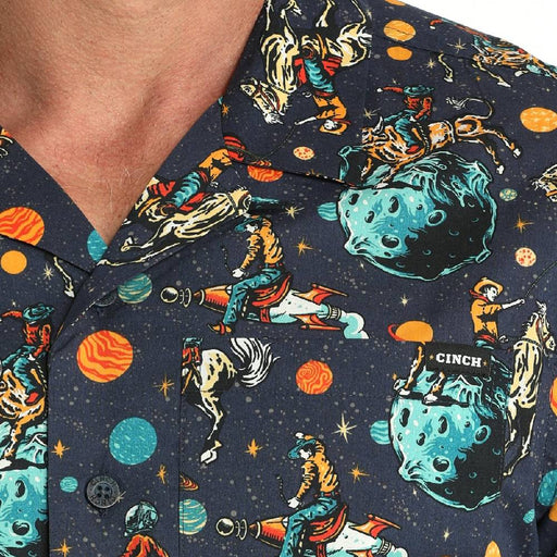 Cinch Men's Space Cowboy Camp Shirt MEN - Clothing - Shirts - Short Sleeve Cinch
