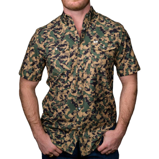 Ferrell Brand Camo Snap Shirt MEN - Clothing - Shirts - Short Sleeve Ferrell Brand