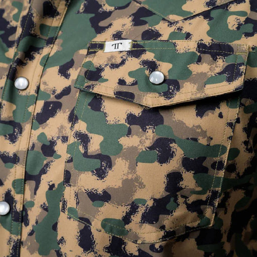 Ferrell Brand Camo Snap Shirt MEN - Clothing - Shirts - Short Sleeve Ferrell Brand