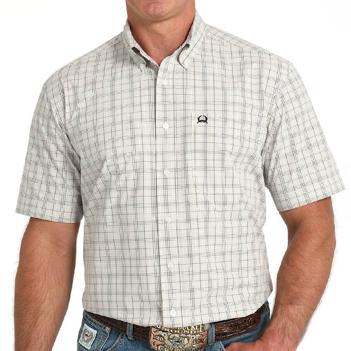 Cinch Men's Arenaflex Plaid Button Down Shirt MEN - Clothing - Shirts - Short Sleeve Cinch