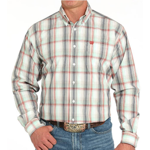 Cinch Men's Plaid Button Down Shirt MEN - Clothing - Shirts - Long Sleeve Cinch