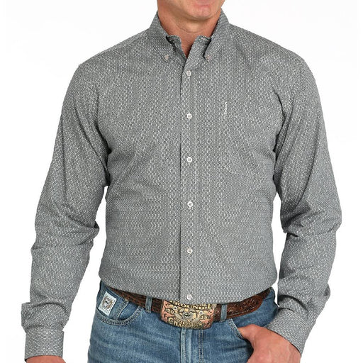 Cinch Men's Modern Geo Print Button Down Shirt MEN - Clothing - Shirts - Long Sleeve Cinch