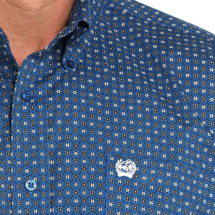 Cinch Men's Geo Print Button Down Shirt MEN - Clothing - Shirts - Long Sleeve Cinch