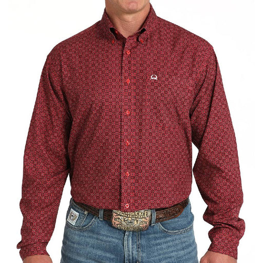 Cinch Men's Arenaflex Geo Print Button Down Shirt MEN - Clothing - Shirts - Long Sleeve Cinch