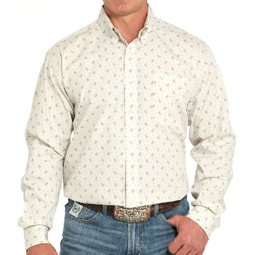 Cinch Men's Rooster Print Button Down Shirt MEN - Clothing - Shirts - Long Sleeve Cinch