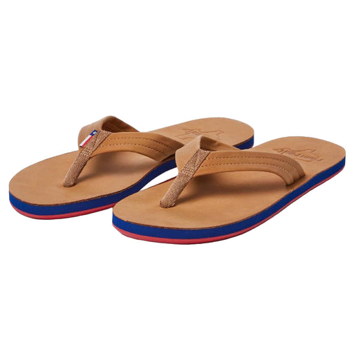 Hari Mari Men's Hometown Fields Flip Flop - Texas/Tan MEN - Footwear - Flip Flops & Sandals Hari Mari