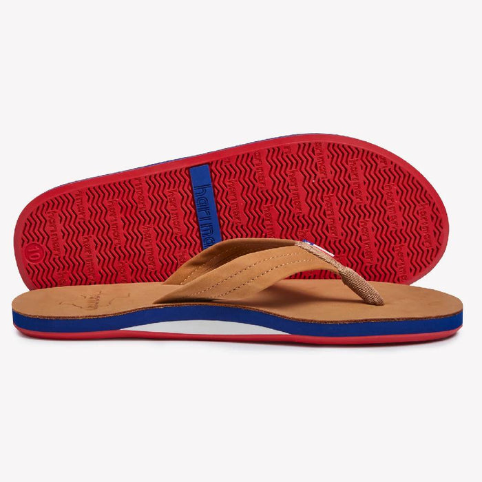Hari Mari Men's Hometown Fields Flip Flop - Texas/Tan MEN - Footwear - Flip Flops & Sandals Hari Mari