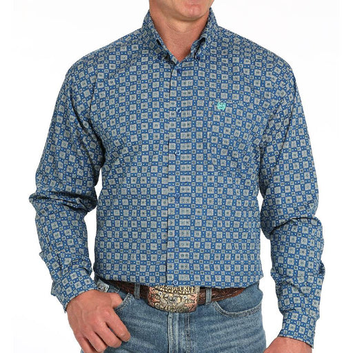 Cinch Men's Geo Print Button Down Shirt MEN - Clothing - Shirts - Long Sleeve Cinch