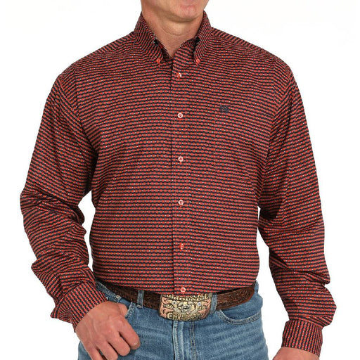 Cinch Men's Geo Print Button Down Shirt MEN - Clothing - Shirts - Long Sleeve Cinch