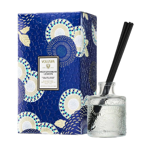 Voluspa Mediterranean Lemon Reed Diffuser HOME & GIFTS - Home Decor - Candles + Diffusers Voluspa