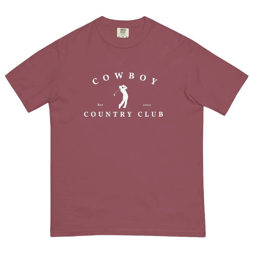 Cowboy Country Club Golfer Logo Tee - Brick MEN - Clothing - T-Shirts & Tanks Cowboy Country Club