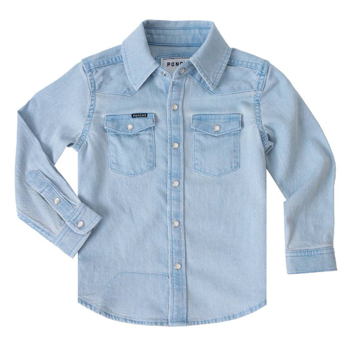 Poncho Boy's The Miller Western Shirt KIDS - Boys - Clothing - Shirts - Long Sleeve Shirts Poncho Outdoors