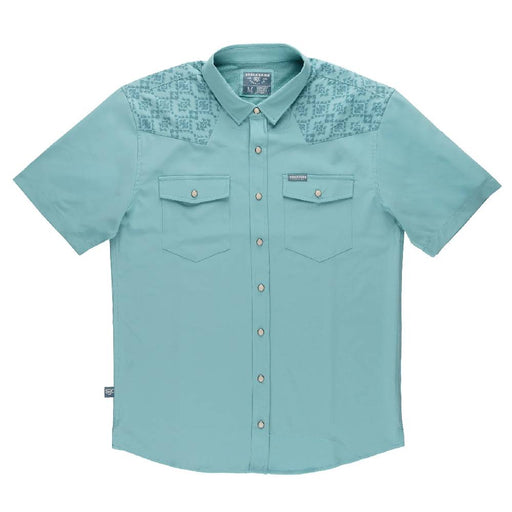 Stockyard Supply Men's The Santa Fe Southwest Pearl Snap Shirt MEN - Clothing - Shirts - Short Sleeve Stockyard Supply Co