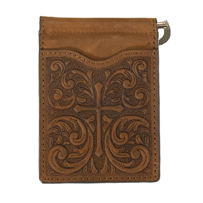 Nocona Scroll Embossed Bifold Money Clip MEN - Accessories - Wallets & Money Clips M&F Western Products