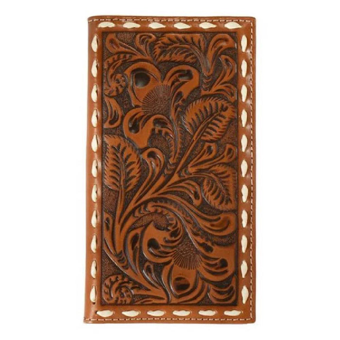Nocona Floral Embossed Lace Rodeo Wallet MEN - Accessories - Wallets & Money Clips M&F Western Products