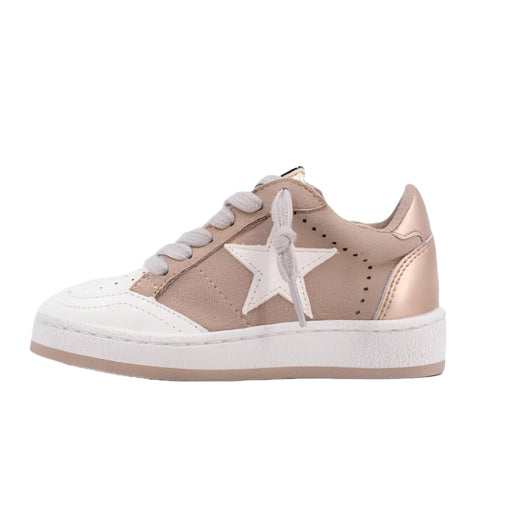 ShuShop Toddler Paz Mini Sneaker - Beige Suede KIDS - Baby - Baby Footwear ShuShop