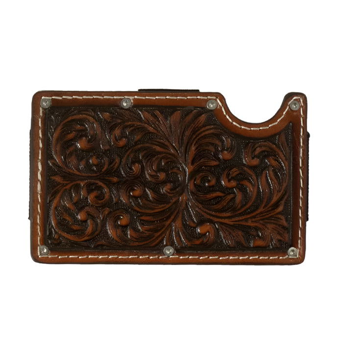 3D Leather Embossed Scroll Smart Wallet MEN - Accessories - Wallets & Money Clips M&F Western Products