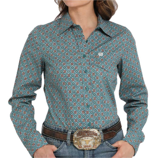 Cinch Women's Geo Print Button Down Shirt WOMEN - Clothing - Tops - Long Sleeved Cinch