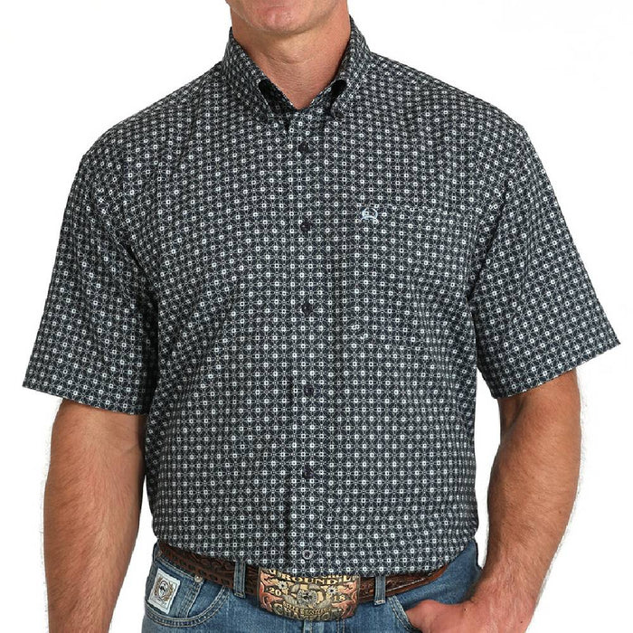 Cinch Men's Arenaflex Geo Print Button Down Shirt MEN - Clothing - Shirts - Short Sleeve Cinch