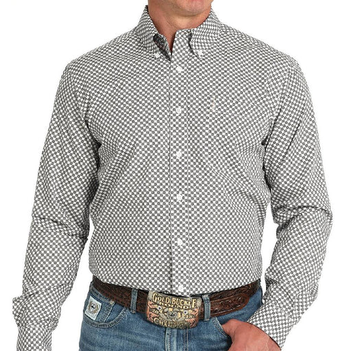 Cinch Men's Modern Geo Print Button Down Shirt MEN - Clothing - Shirts - Long Sleeve Cinch