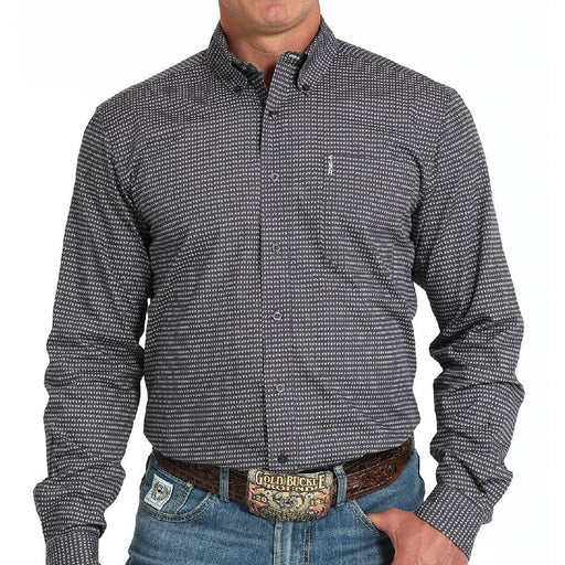 Cinch Men's Modern Geo Print Button Down Shirt MEN - Clothing - Shirts - Long Sleeve Cinch
