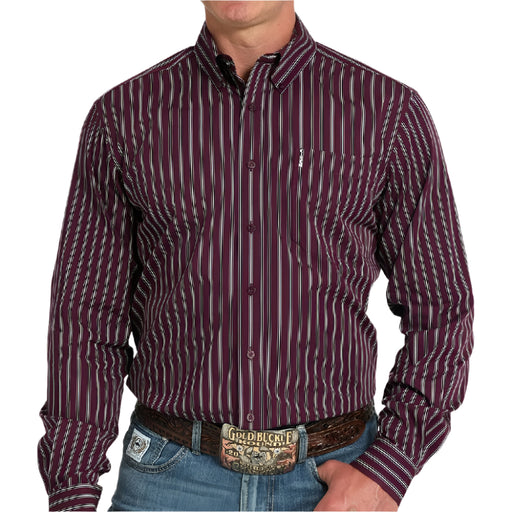 Cinch Men's Modern Stripe Button Down Shirt MEN - Clothing - Shirts - Long Sleeve Cinch