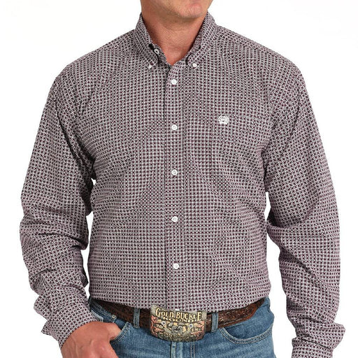Cinch Men's Geo Print Button Down Shirt MEN - Clothing - Shirts - Long Sleeve Cinch