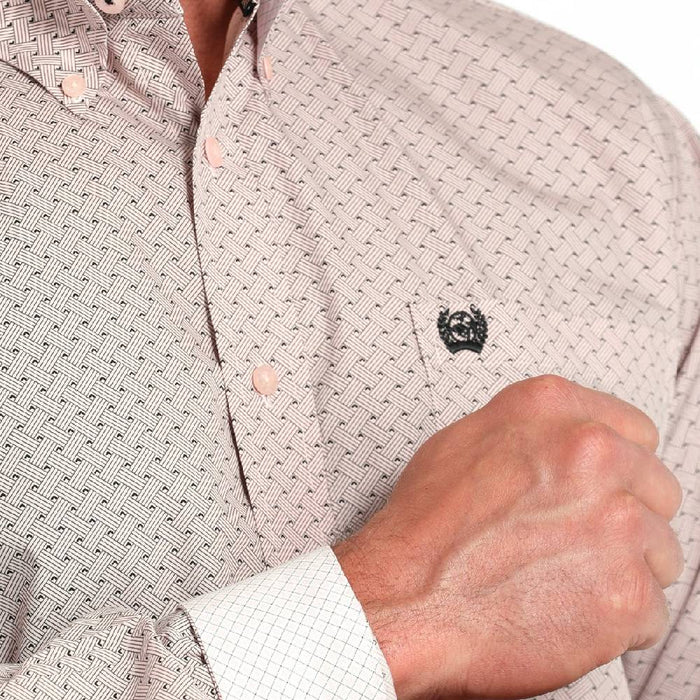 Cinch Men's Geo Print Button Down Shirt MEN - Clothing - Shirts - Long Sleeve Cinch