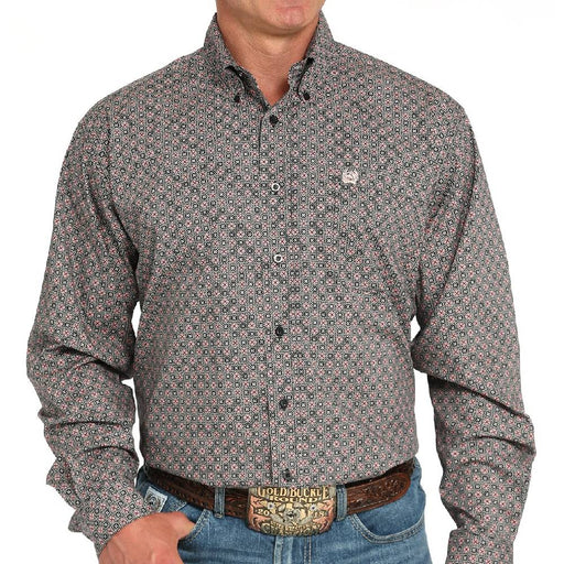 Cinch Men's Geo Print Button Down Shirt MEN - Clothing - Shirts - Long Sleeve Cinch