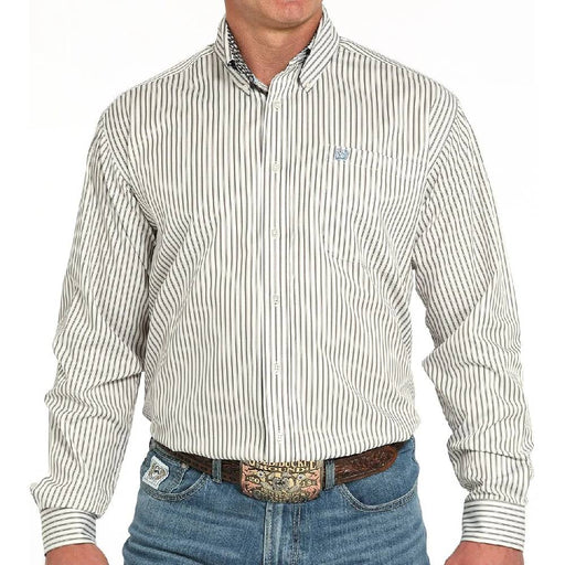 Cinch Men's Stripe Button Down Shirt MEN - Clothing - Shirts - Long Sleeve Cinch
