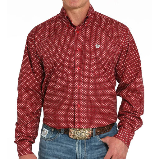 Cinch Men's Geo Print Button Down Shirt MEN - Clothing - Shirts - Long Sleeve Cinch