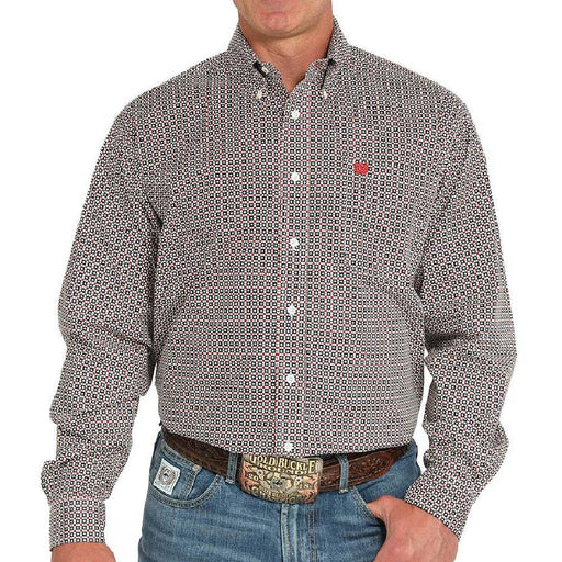 Cinch Men's Geo Print Button Down Shirt MEN - Clothing - Shirts - Long Sleeve Cinch