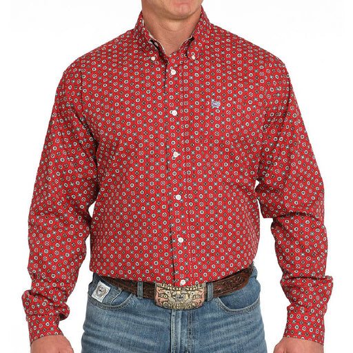 Cinch Men's Geo Print Button Down Shirt MEN - Clothing - Shirts - Long Sleeve Cinch