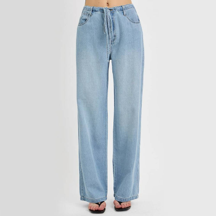Risen High Rise Wide Baggy Ankle Jean WOMEN - Clothing - Jeans Risen Jeans
