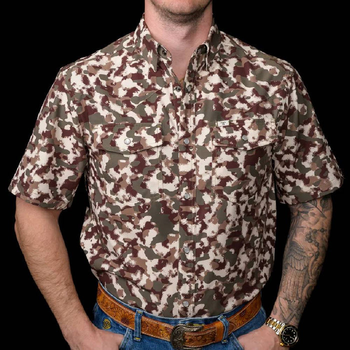 Ferrell Brand Camo Lite Snap Shirt MEN - Clothing - Shirts - Short Sleeve Ferrell Brand