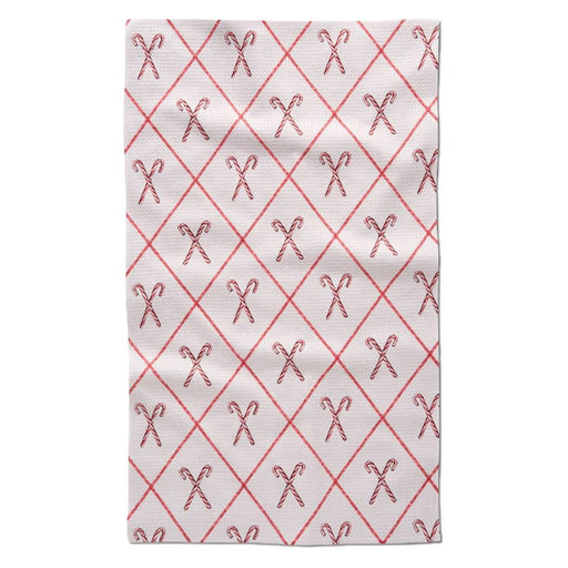 Festive Candy Canes Tea Towel HOME & GIFTS - Tabletop + Kitchen - Kitchen Decor Geometry