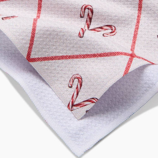 Festive Candy Canes Tea Towel HOME & GIFTS - Tabletop + Kitchen - Kitchen Decor Geometry