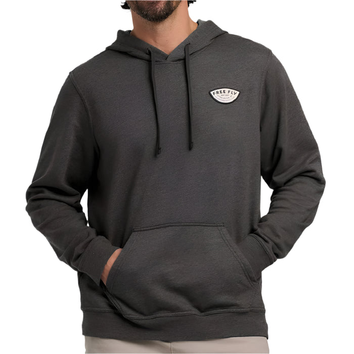 Free Fly Men's Vintage Outfitters Fleece Hoodie - Heather Black Sand MEN - Clothing - Pullovers & Hoodies Free Fly Apparel