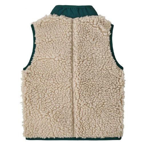 Patagonia Baby Boy's Retro X Vest - Natural/Cascade Green KIDS - Boys - Clothing - Outerwear - Vests Patagonia