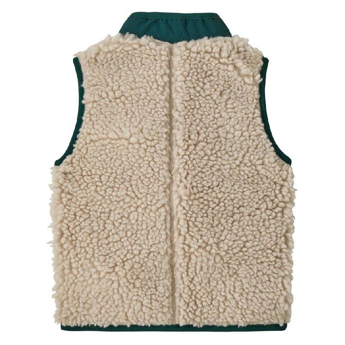 Patagonia Baby Boy's Retro X Vest - Natural/Cascade Green KIDS - Boys - Clothing - Outerwear - Vests Patagonia