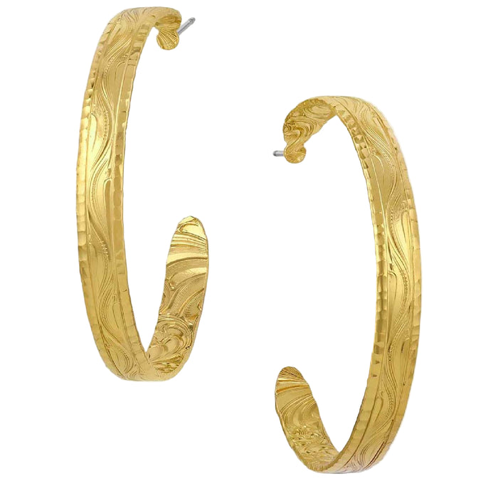 Montana Silversmith Thin Hoop Gold Earring WOMEN - Accessories - Jewelry - Earrings Montana Silversmiths