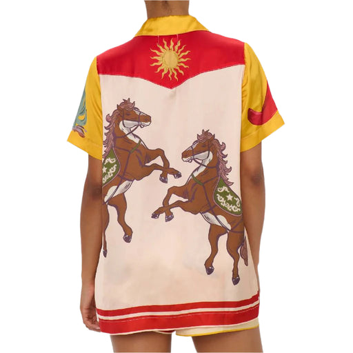 Show Me Your Mumu Home Away Lone Star Silky PJ Set WOMEN - Clothing - Loungewear Show Me Your Mumu