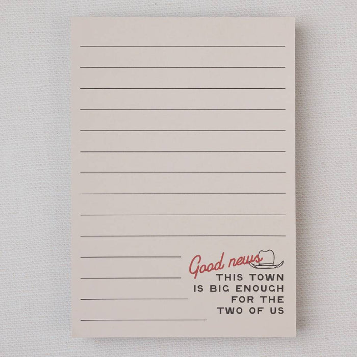 This Town is Big Enough Notepad HOME & GIFTS - Gifts Morgan Lacey Hart