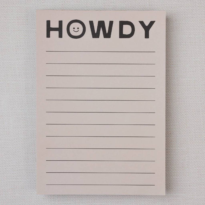 Happy Little Howdy Notepad HOME & GIFTS - Gifts Morgan Lacey Hart