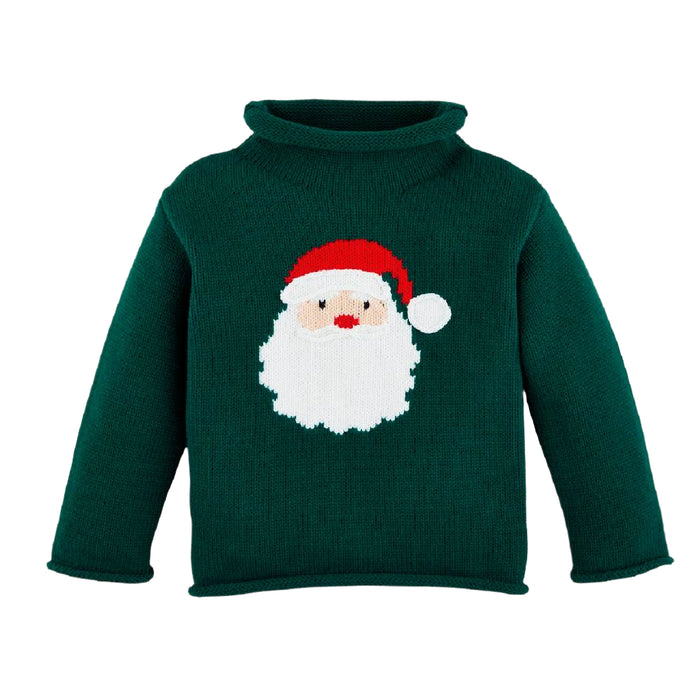 Mud Pie Toddler Boy's Rolled Neck Santa Sweater - Green KIDS - Baby - Baby Boy Clothing Mud Pie